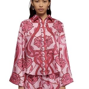 Derek Lam - Womens Milad Oversized Shirt  - Size 4